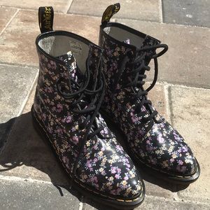 Floral Doc Martens
